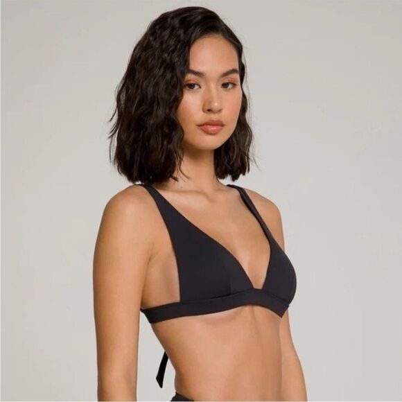 NWT Good American Sexy Boost triangle bikini top - Picture 4 of 4